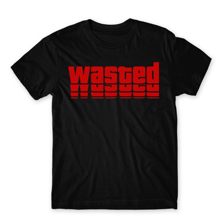 Wasted Black Men's T-shirt Wasted Black Men's T-shirt