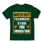 Watch out! – beekeeper Bottle Green Men's Tee for Beekeeper, Work