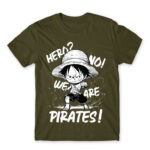 We are pirates Army Men's T-shirt for Anime, One Piece