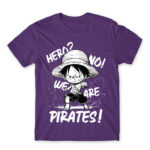 We are pirates Dark Purple Men's Tee for Anime, One Piece