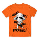 We are pirates Orange Men's T-shirt for Anime, One Piece
