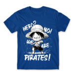 We are pirates Royal Blue Men's Tee for Anime, One Piece
