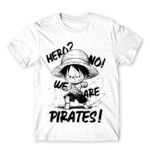 We are pirates White Men's Tee for Anime, One Piece