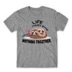 We are taking a nap together Grey Melange Men's Tee for Funny, Laziness