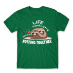 We are taking a nap together Kelly Green Men's T-shirt for Funny, Laziness
