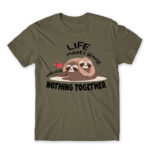 We are taking a nap together Zinc Men's T-shirt for Funny, Laziness