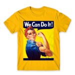 We Can Do It Gold Men's T-shirt for Soldier, Work
