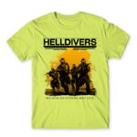 We dive – HELLDIVERS Apple Green Men's T-shirt