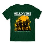 We dive – HELLDIVERS Bottle Green Men's T-shirt