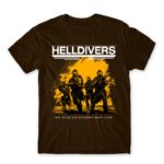 We dive – HELLDIVERS Chocolate Men's T-shirt