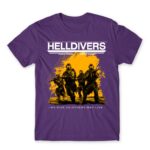 We dive – HELLDIVERS Dark Purple Men's Tee