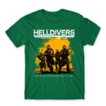 We dive – HELLDIVERS Kelly Green Men's T-shirt