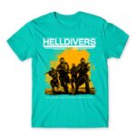 We dive – HELLDIVERS Turquoise Men's Tee