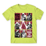 We work in the dark Apple Green Men's T-shirt