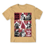 We work in the dark Sand Men's T-shirt