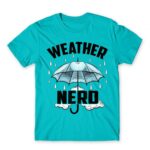 Weather Nerd Atoll Blue Men's Tee for Meteorologist, Work