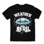 Weather Nerd Black Men's T-shirt for Meteorologist, Work