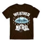 Weather Nerd Chocolate Men's T-shirt for Meteorologist, Work