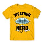 Weather Nerd Gold Men's T-shirt for Meteorologist, Work