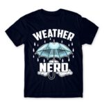Weather Nerd Navy Men's T-shirt for Meteorologist, Work