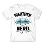 Weather Nerd White Men's T-shirt for Meteorologist, Work