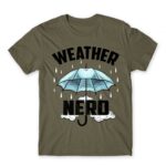 Weather Nerd Zinc Men's Tee for Meteorologist, Work