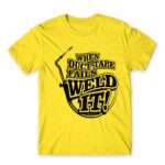 Weld It Lemon Men's T-shirt for Welder, Work