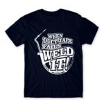Weld It Navy Men's T-shirt for Welder, Work