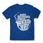 Weld It Royal Blue Men's T-shirt for Welder, Work