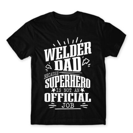 Welder dad Black Men's T-shirt for Welder, Work