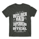 Welder dad Dark Grey Men's T-shirt for Welder, Work