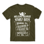 Welding hourly rates Army Men's Tee for Welder, Work