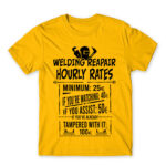 Welding hourly rates Gold Men's T-shirt for Welder, Work
