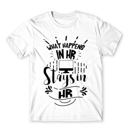 What happens in HR White Men's Tee for Human Resources, Work