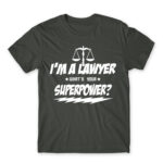 What’s your superpower – Lawyer Dark Grey Men's T-shirt for Lawyer, Work