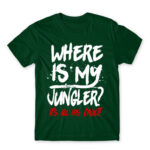 Where is my jungler? Bottle Green Men's Tee for Gaming, League Of Legends