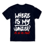 Where is my jungler? Navy Men's T-shirt for Gaming, League Of Legends
