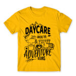 Where the adventure begins Gold Men's T-shirt for Kindergartner, Work