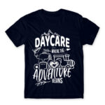 Where the adventure begins Navy Men's Tee for Kindergartner, Work