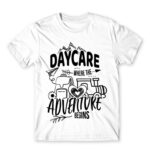 Where the adventure begins White Men's T-shirt for Kindergartner, Work