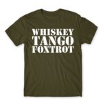 Whiskey Tango Foxtrot Army Men's Tee for Soldier, Work