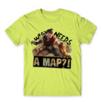 Who needs a map?! Apple Green Men's T-shirt for Gaming, League Of Legends