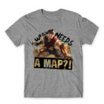 Who needs a map?! Grey Melange Men's Tee for Gaming, League Of Legends