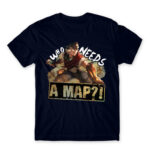 Who needs a map?! Navy Men's Tee for Gaming, League Of Legends