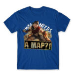 Who needs a map?! Royal Blue Men's T-shirt for Gaming, League Of Legends