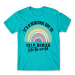 Wonderful day – obstetrician Atoll Blue Men's T-shirt for Obstetrician, Work