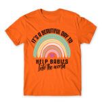 Wonderful day – obstetrician Orange Men's T-shirt for Obstetrician, Work