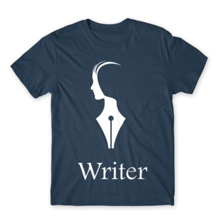 Writer Denim Men's T-shirt for Work, Writer