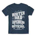 Writer Father Denim Men's T-shirt for Work, Writer