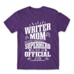 Writer Mother Dark Purple Men's Tee for Work, Writer